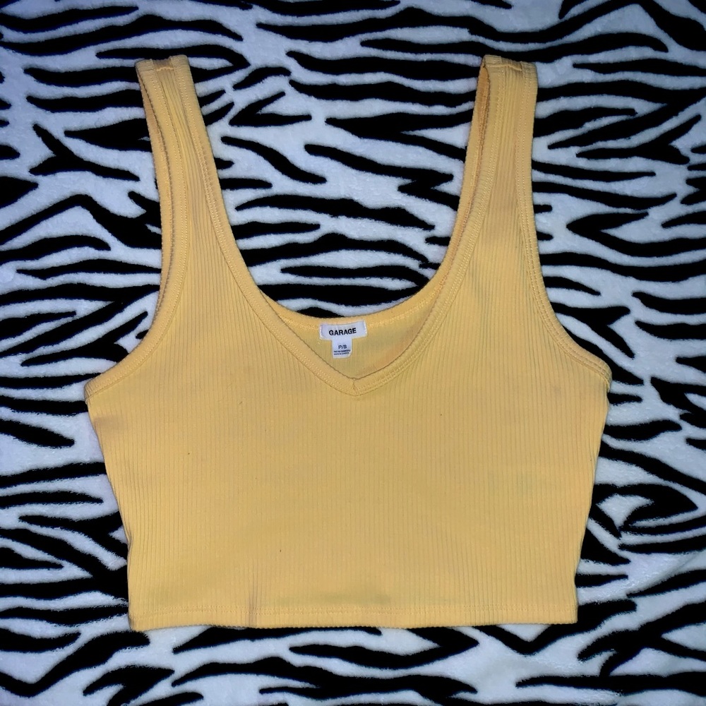 Yellow Crop Top